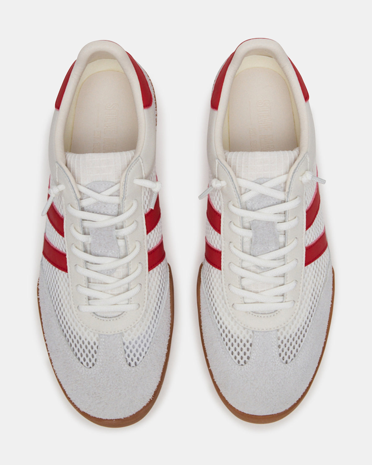 VIENTO White Multi Low-Top Lace-Up Men's Sneakers | Steve Madden