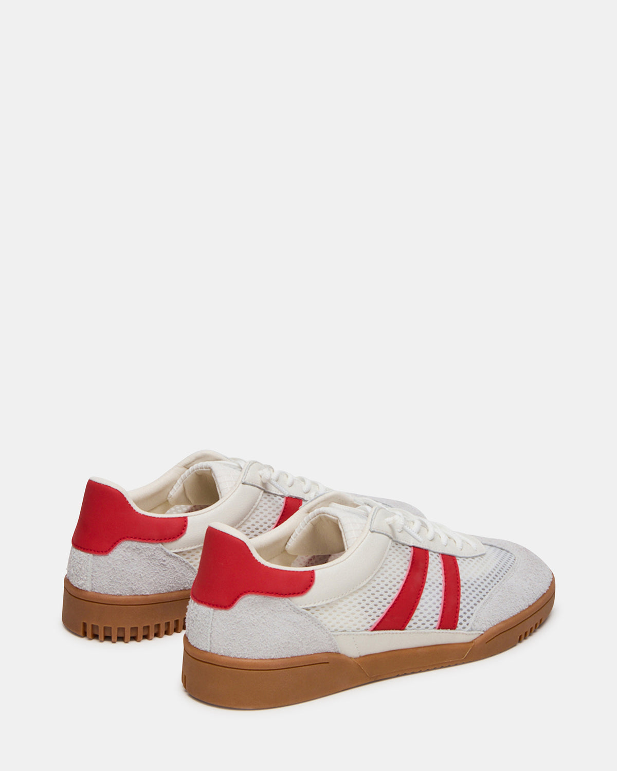 VIENTO White Multi Low-Top Lace-Up Men's Sneakers | Steve Madden