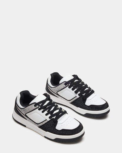 BUGLE Black Multi Men's Low-Top Lace-Up Sneaker | Steve Madden
