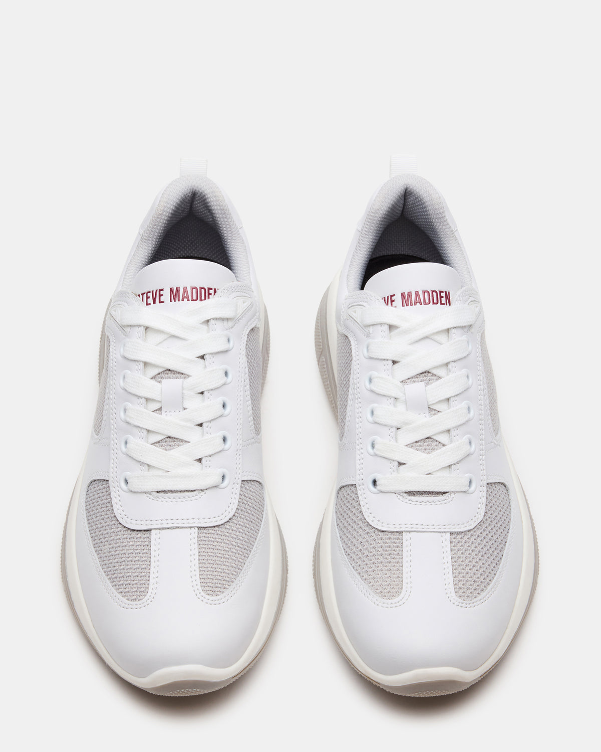 PICOLO White Low-Top Lace-Up Men's Sneaker | Steve Madden