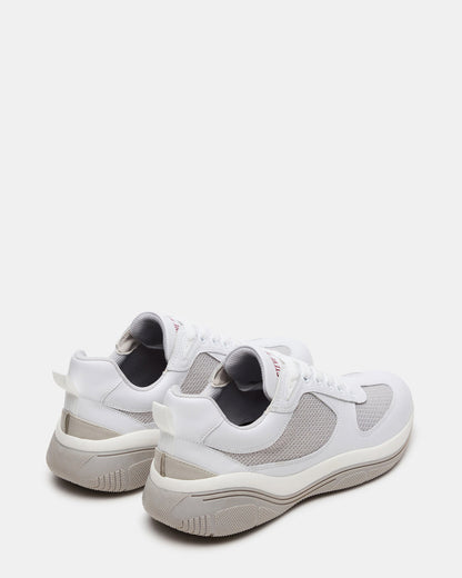 PICOLO White Low-Top Lace-Up Men's Sneaker | Steve Madden
