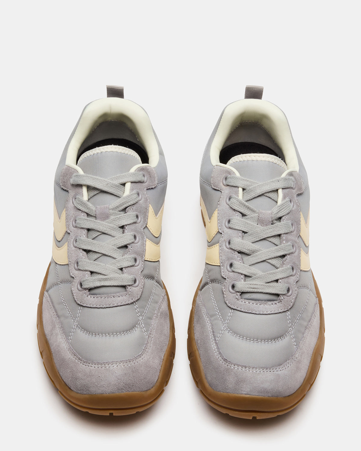 HORIZON Grey Low-Top Lace-Up Men's Sneaker | Steve Madden