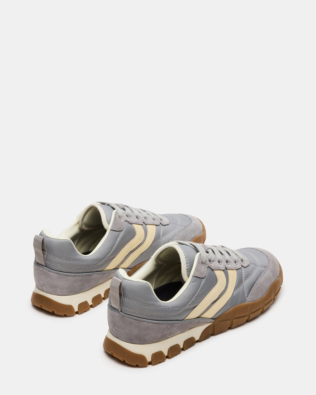 HORIZON Grey Low-Top Lace-Up Men's Sneaker | Steve Madden