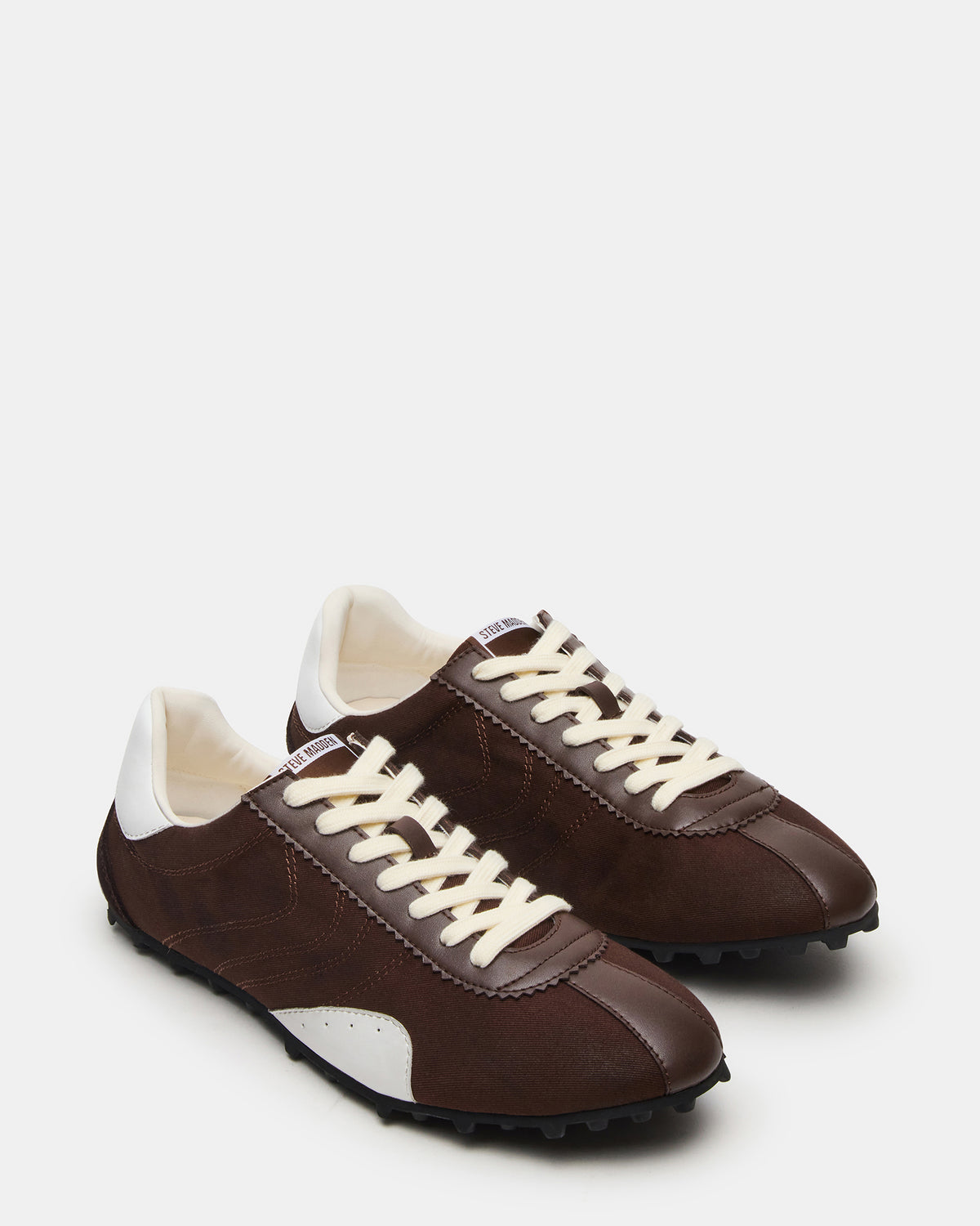 PUZZLE Brown Low-Top Lace-Up Men's Sneaker | Steve Madden