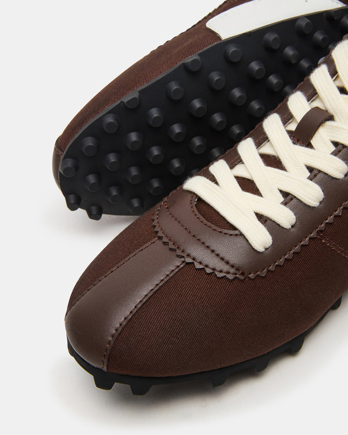 PUZZLE Brown Low-Top Lace-Up Men's Sneaker | Steve Madden