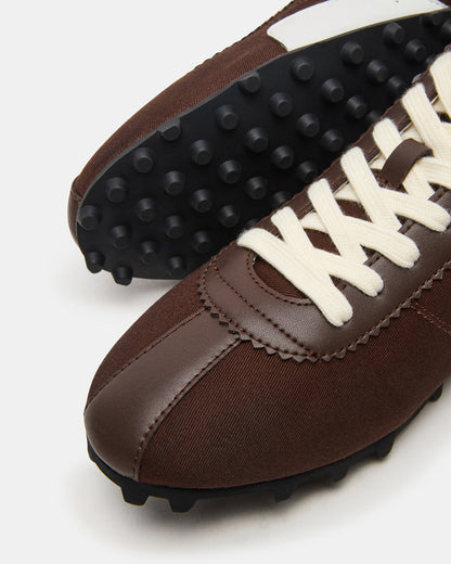 PUZZLE Brown Low-Top Lace-Up Men's Sneaker | Steve Madden