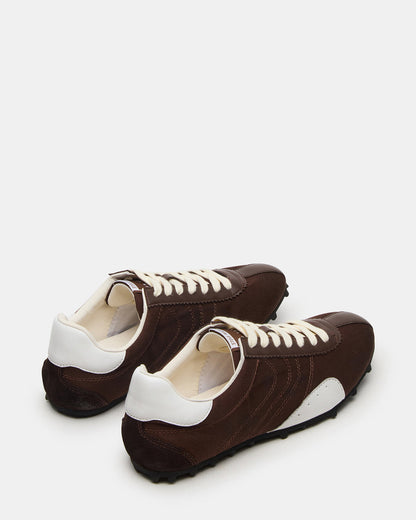 PUZZLE Brown Low-Top Lace-Up Men's Sneaker | Steve Madden
