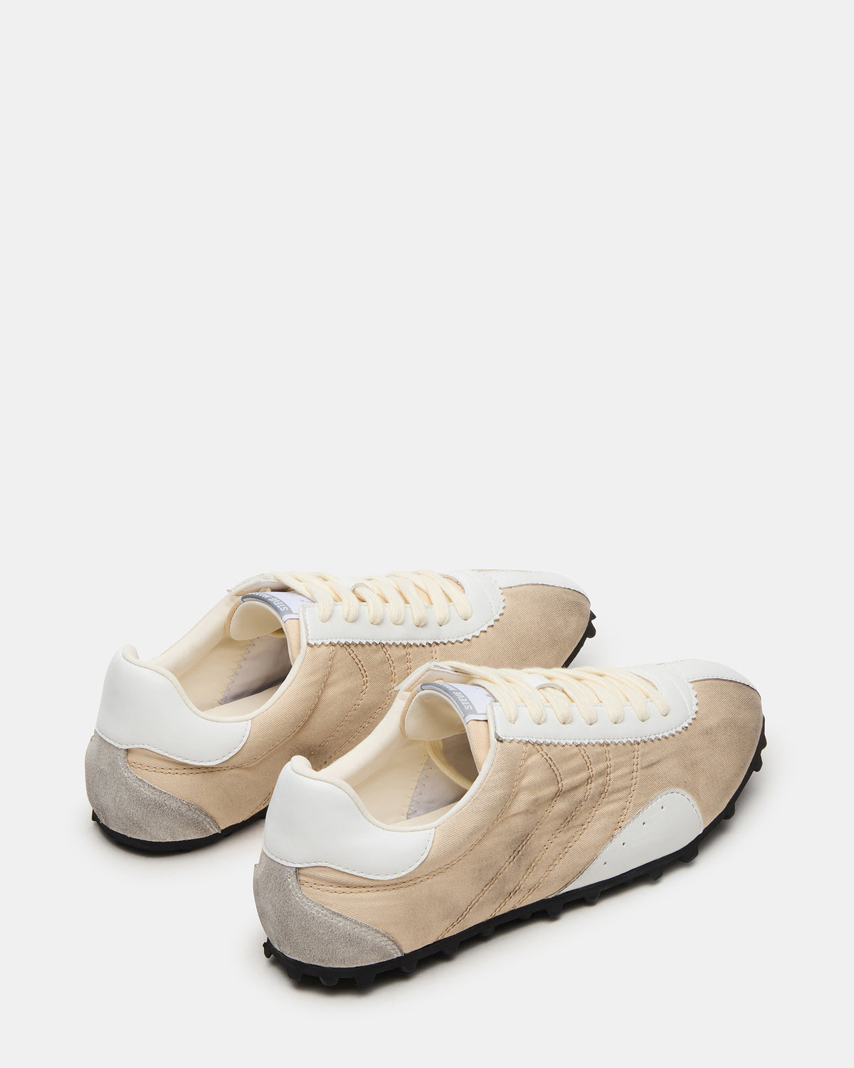 PUZZLE Cream Low-Top Lace-Up Men's Sneaker | Steve Madden