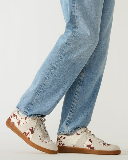 DIXON Brown Multi Low-Top Panel Men's Sneaker | Steve Madden