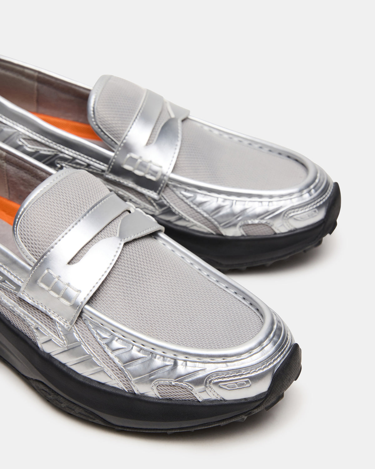 PARRISH Silver Low-Top Slip-On Men's Sneaker | Steve Madden