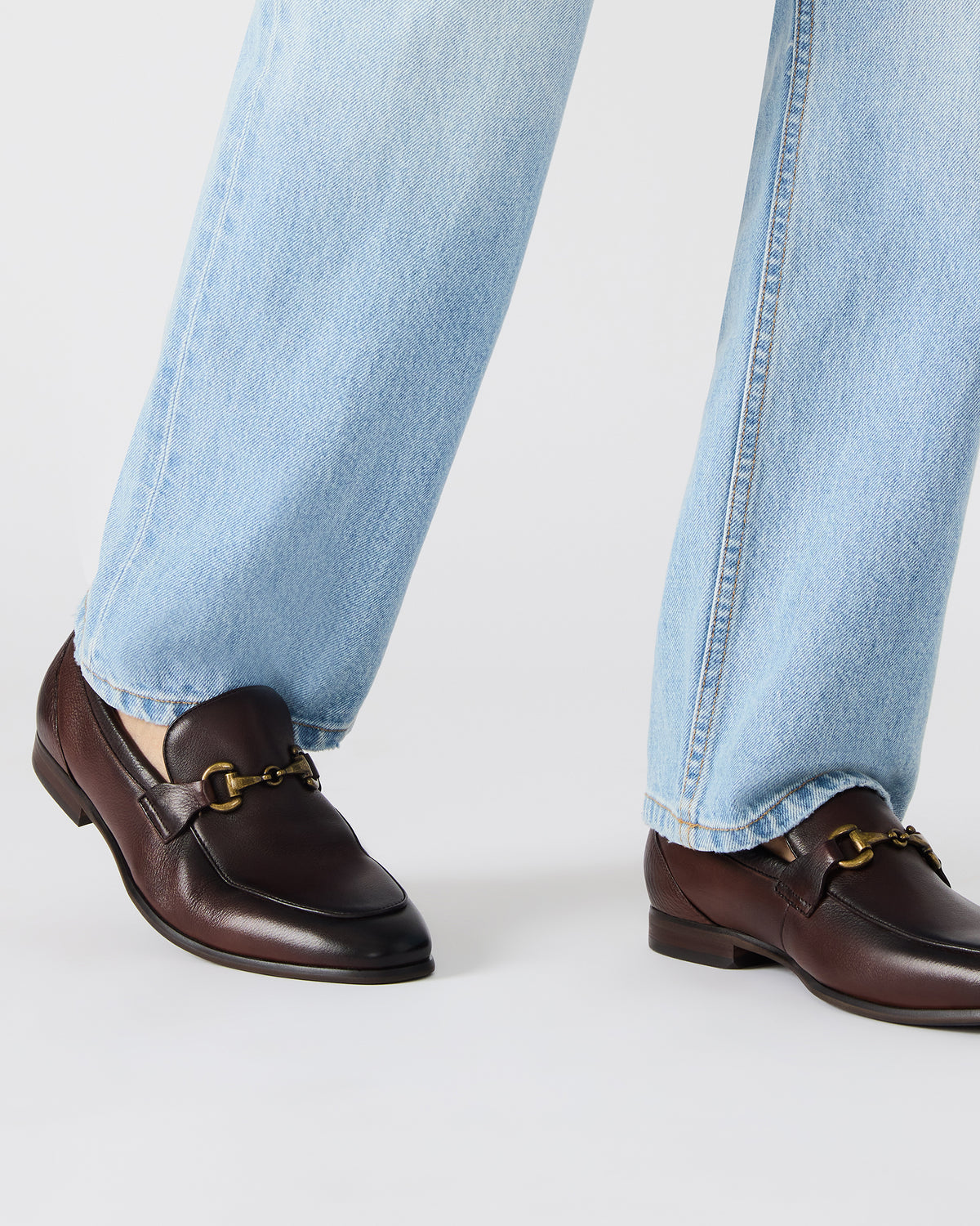 JAYSHAN Brown Leather Men's Dress Loafer | Steve Madden