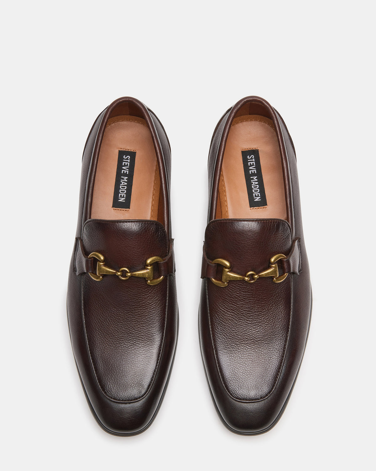 JAYSHAN Brown Leather Men's Dress Loafer | Steve Madden
