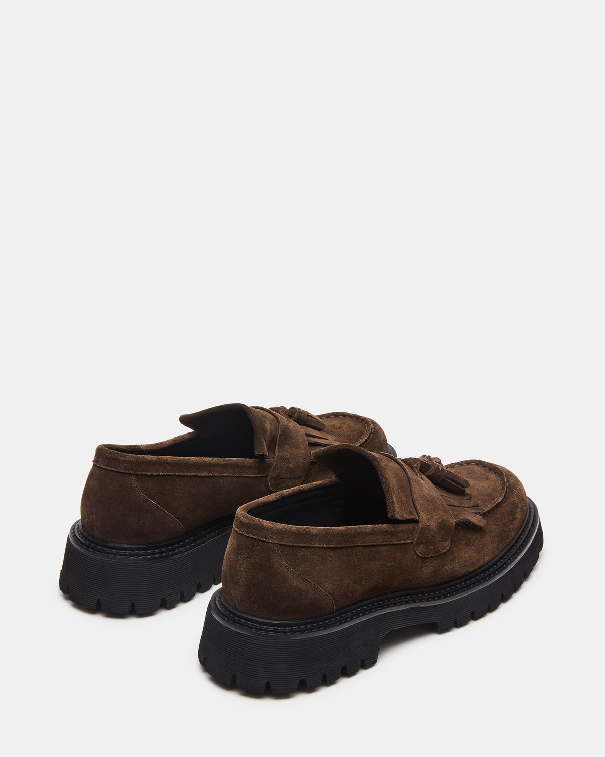 ZEV Brown Suede Lug Sole Dress Men's Loafer | Steve Madden