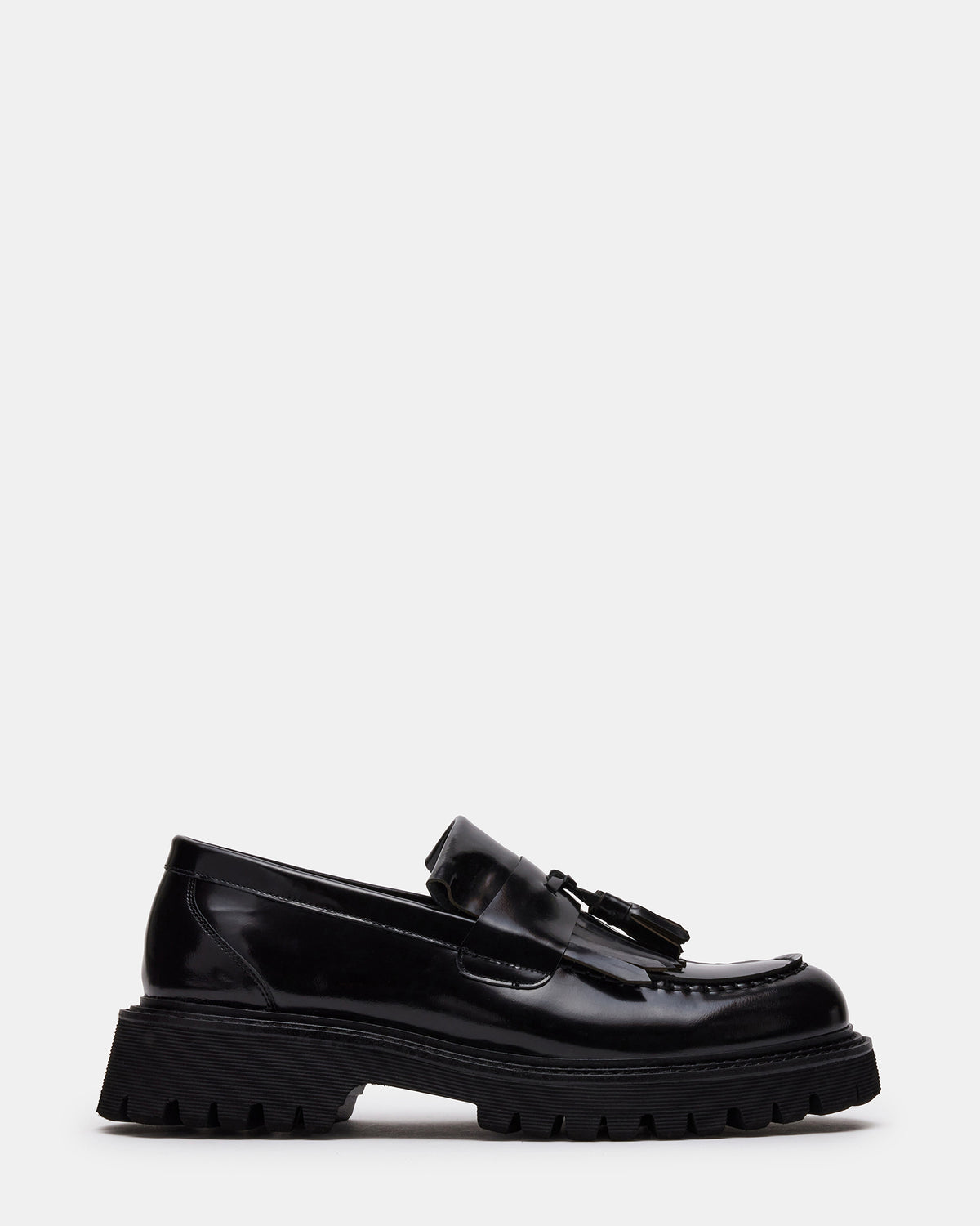 ZEV Black Box Lug Sole Dress Men's Loafer | Steve Madden