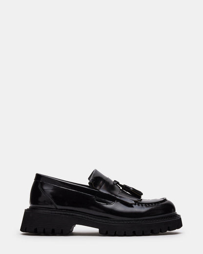 ZEV Black Box Lug Sole Dress Men's Loafer | Steve Madden