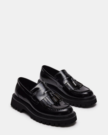 ZEV Black Box Lug Sole Dress Men's Loafer | Steve Madden