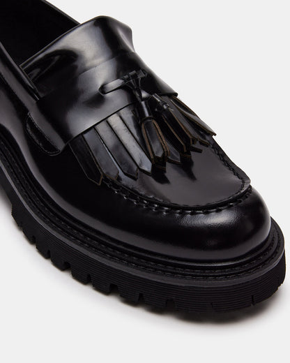 ZEV Black Box Lug Sole Dress Men's Loafer | Steve Madden