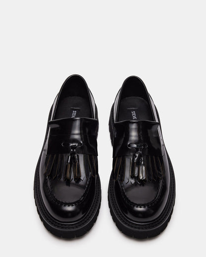 ZEV Black Box Lug Sole Dress Men's Loafer | Steve Madden