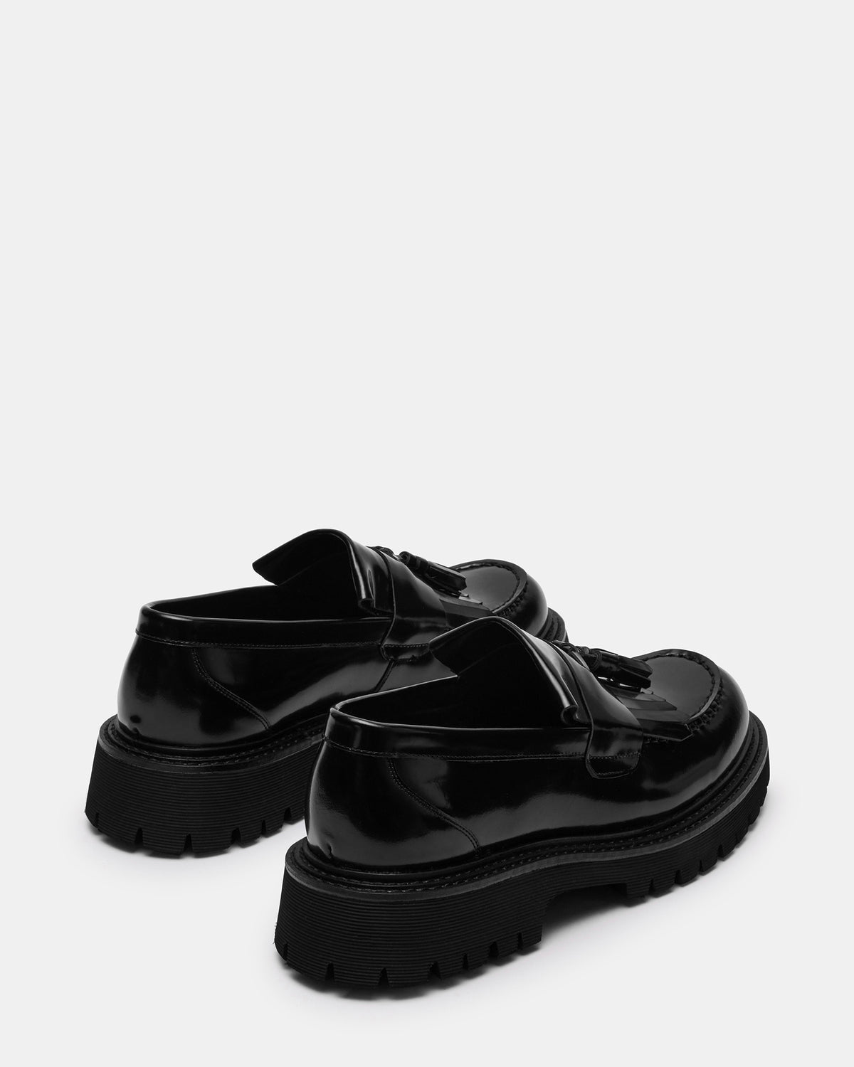 ZEV Black Box Lug Sole Dress Men's Loafer | Steve Madden