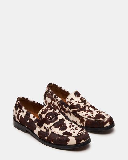 NATAN Cream Multi Slip-On Dress Men's Loafer | Steve Madden