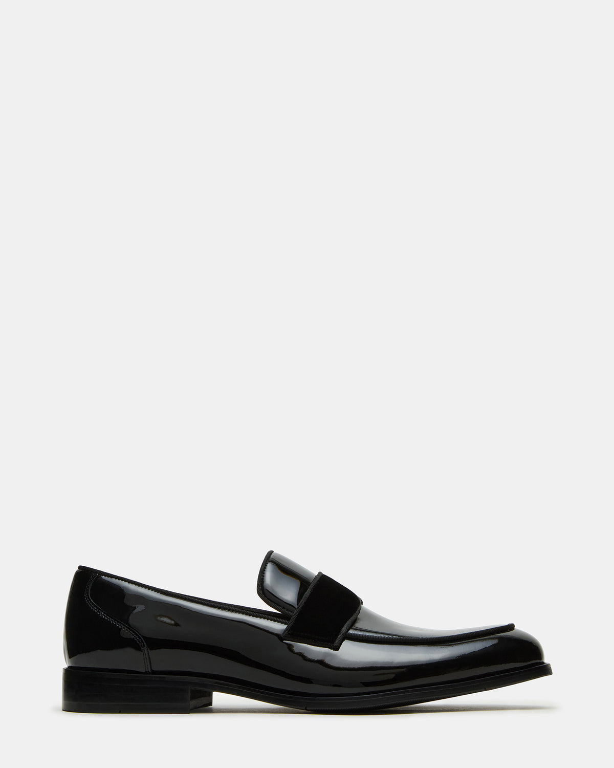 ESCADA Black/Black Slip-On Men's Dress Loafer | Steve Madden