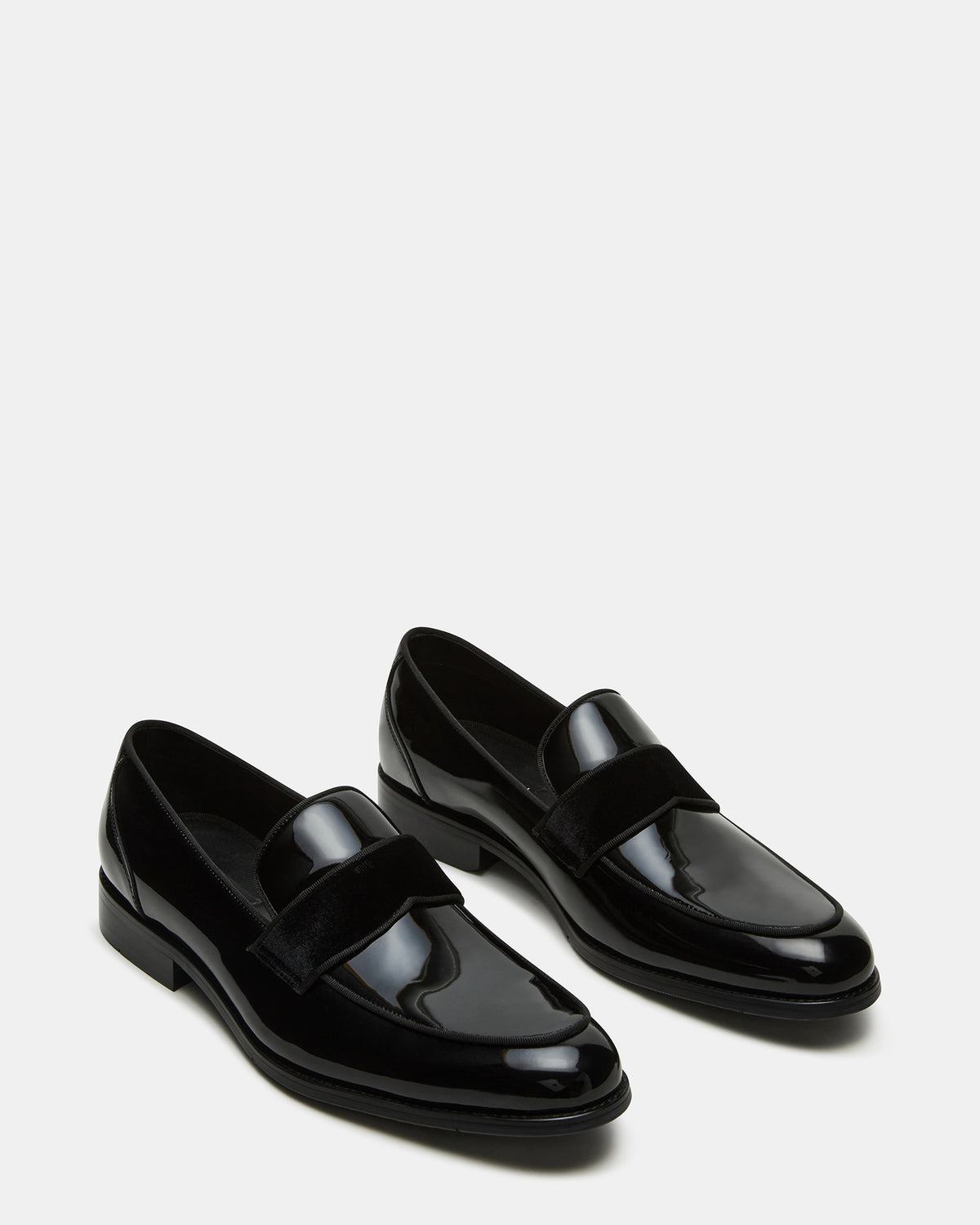 ESCADA Black/Black Slip-On Men's Dress Loafer | Steve Madden