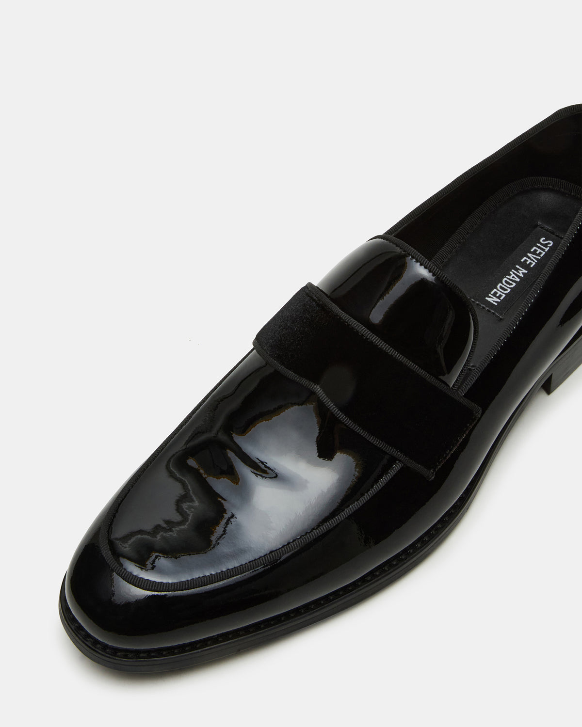 ESCADA Black/Black Slip-On Men's Dress Loafer | Steve Madden