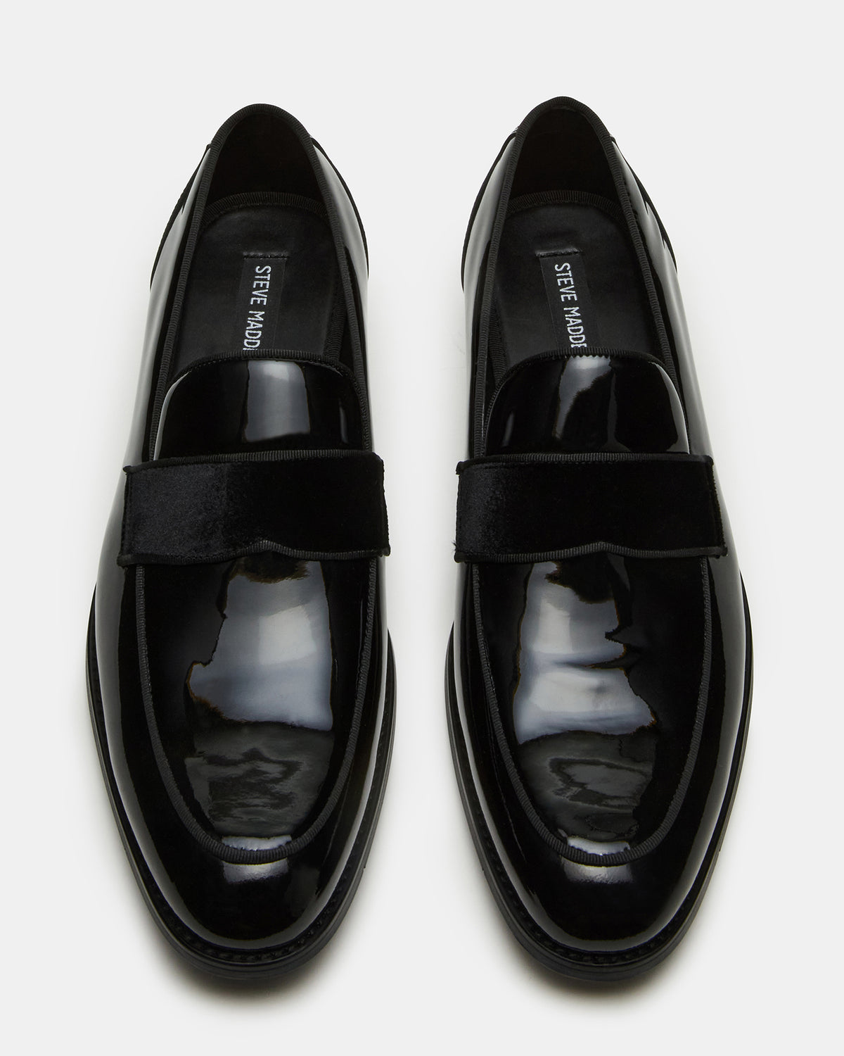 ESCADA Black/Black Slip-On Men's Dress Loafer | Steve Madden