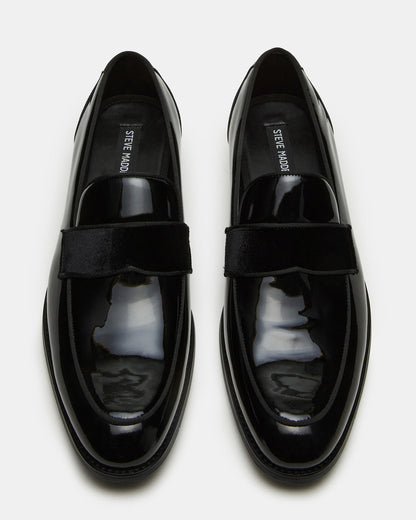 ESCADA Black/Black Slip-On Men's Dress Loafer | Steve Madden