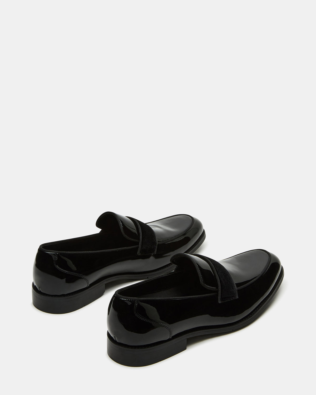 ESCADA Black/Black Slip-On Men's Dress Loafer | Steve Madden