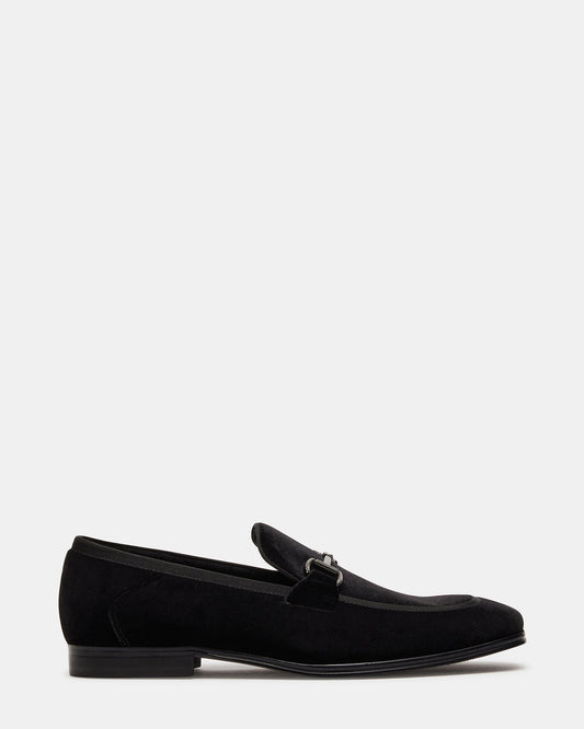 AADI Black/Silver Men's Dress Loafer | Steve Madden