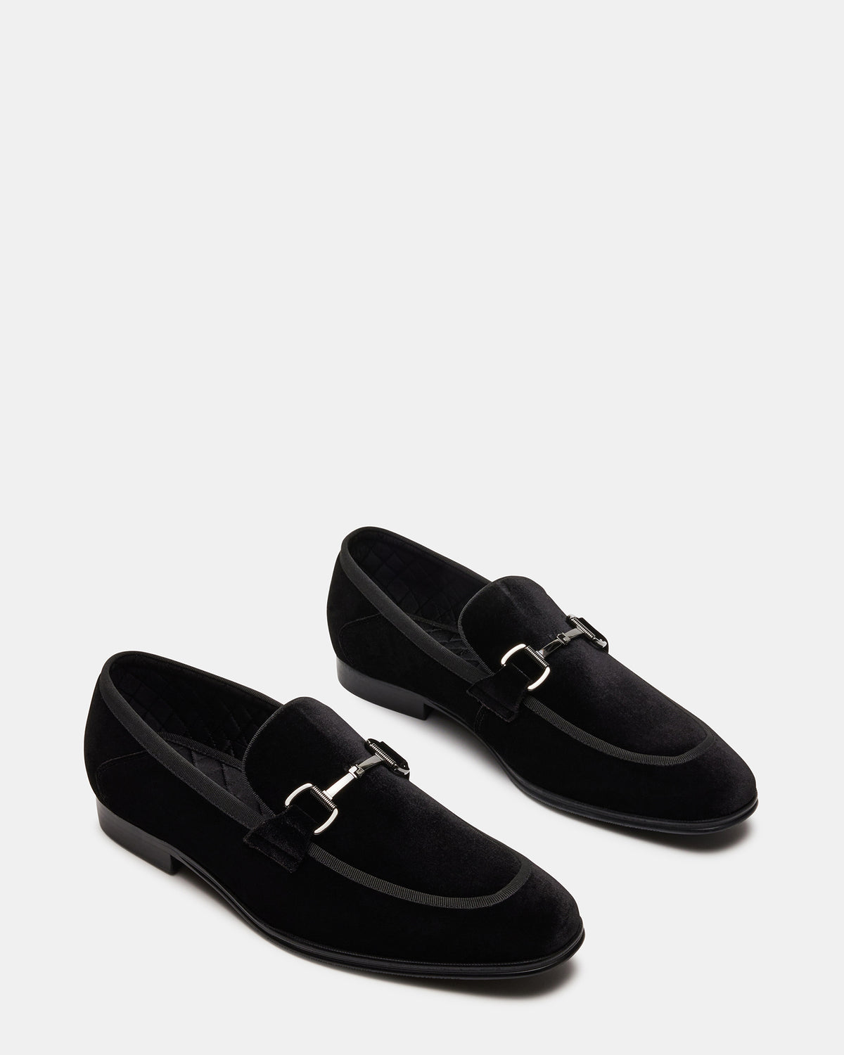 AADI Black/Silver Men's Dress Loafer | Steve Madden