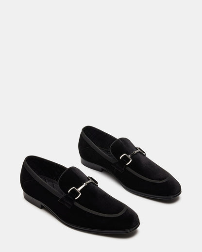 AADI Black/Silver Men's Dress Loafer | Steve Madden