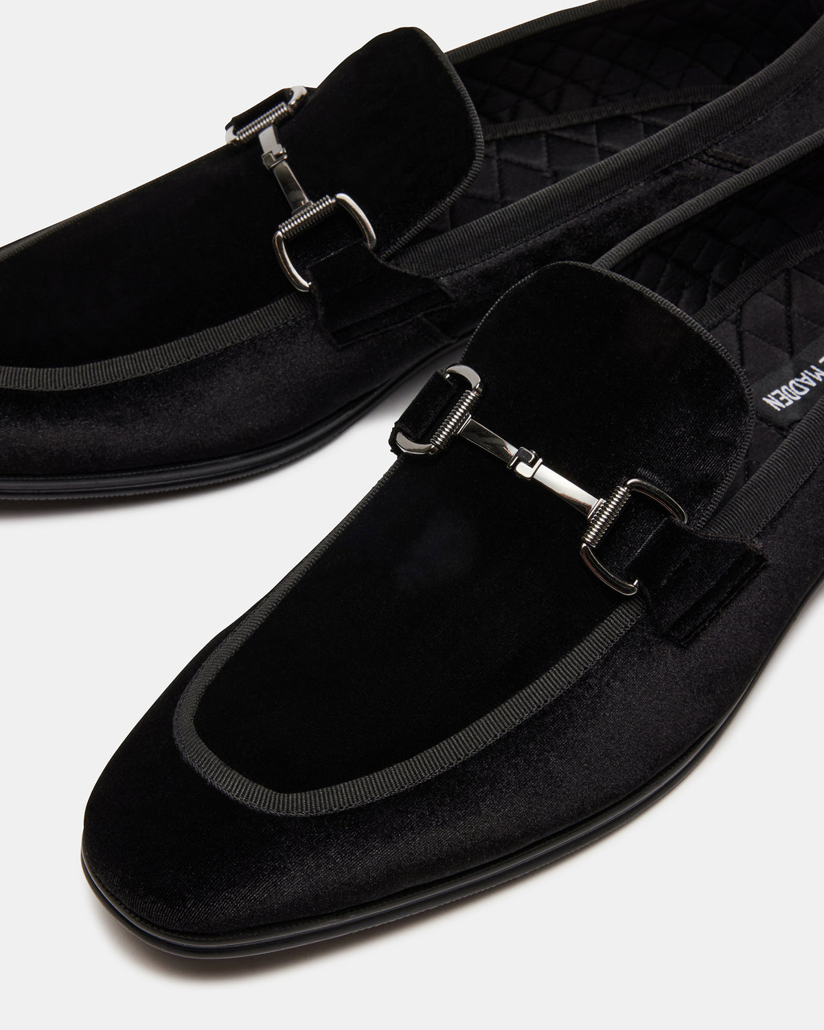AADI Black/Silver Men's Dress Loafer | Steve Madden
