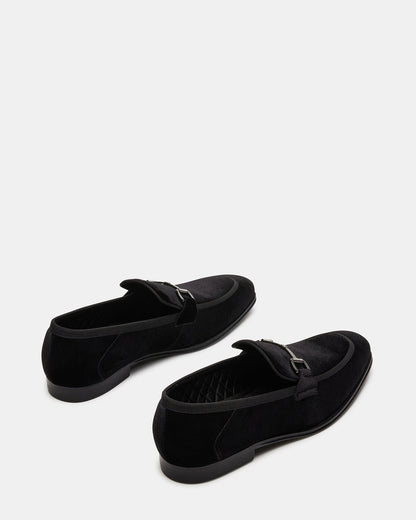 AADI Black/Silver Men's Dress Loafer | Steve Madden