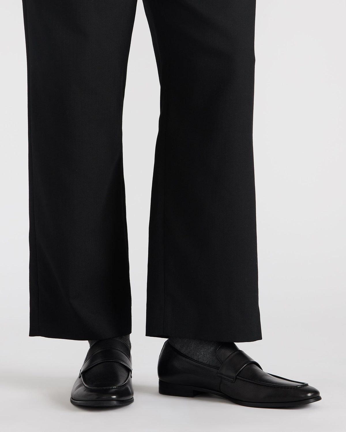 BISCUIT Black Leather Slip-On Men's Dress Loafer | Steve Madden