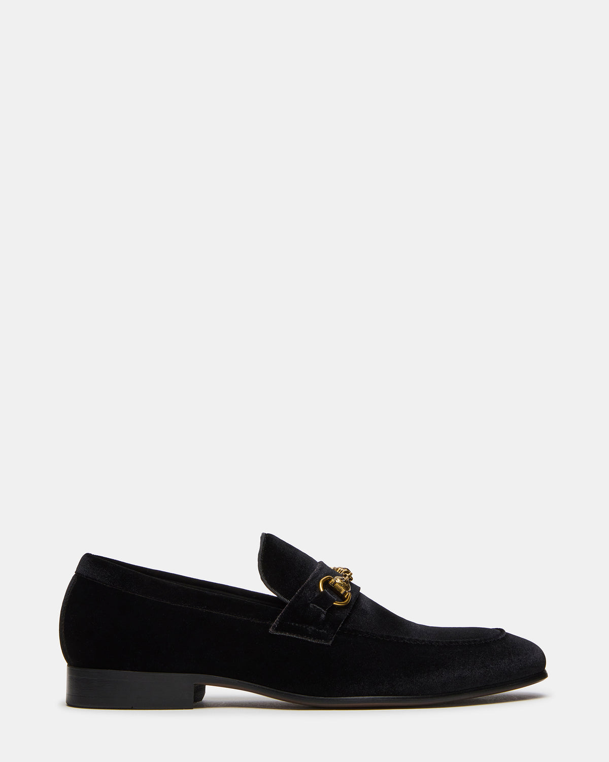 JAKIRO Black Velvet Slip-On Dress Men's Loafer | Steve Madden