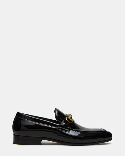 JAKIRO Black Patent Slip-On Dress Men's Loafer | Steve Madden