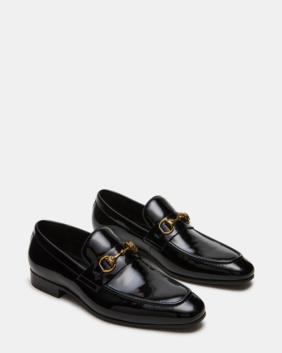 JAKIRO Black Patent Slip-On Dress Men's Loafer | Steve Madden