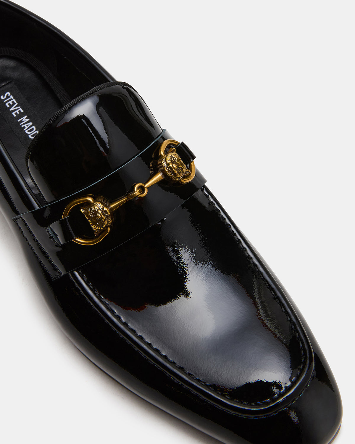 JAKIRO Black Patent Slip-On Dress Men's Loafer | Steve Madden