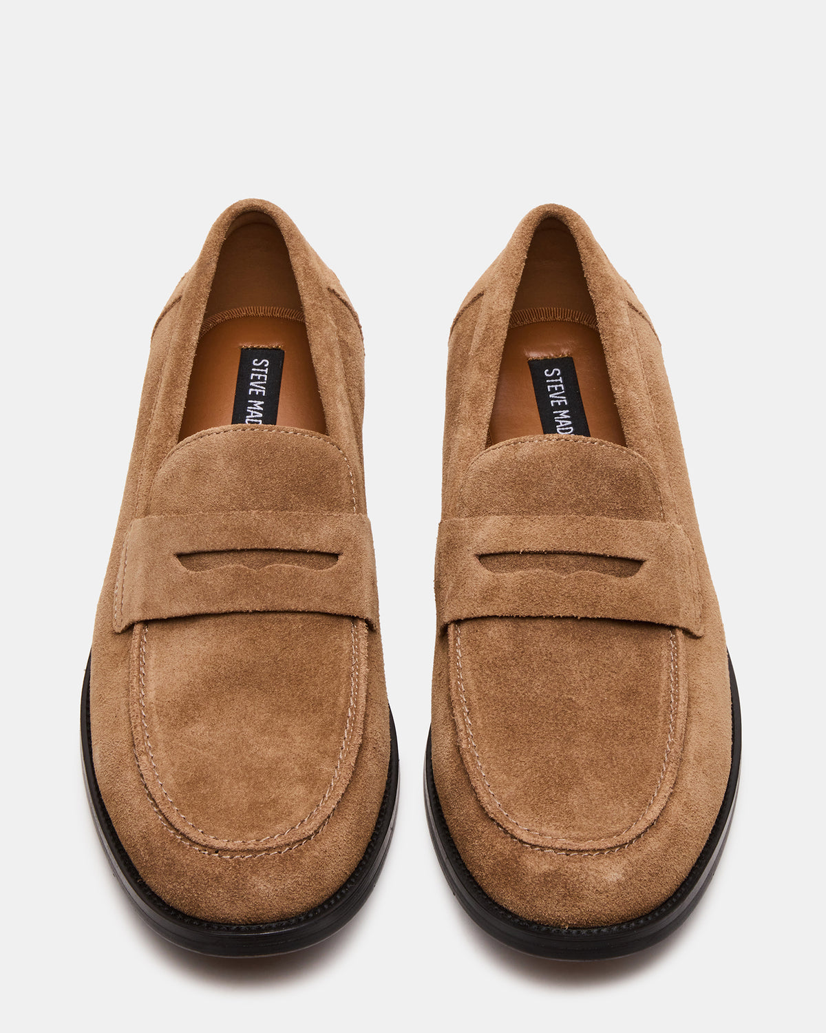 NATAN Taupe Suede Slip-On Dress Men's Loafer | Steve Madden