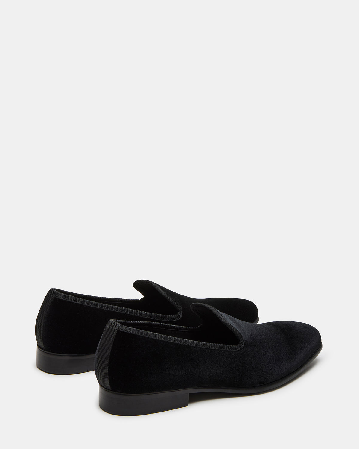 BANNOCH Black Velvet Men's Slip-On Loafer | Steve Madden