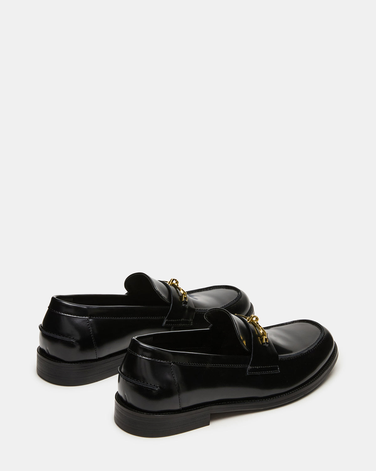 NEVINN Black Slip-On Dress Men's Loafer | Steve Madden