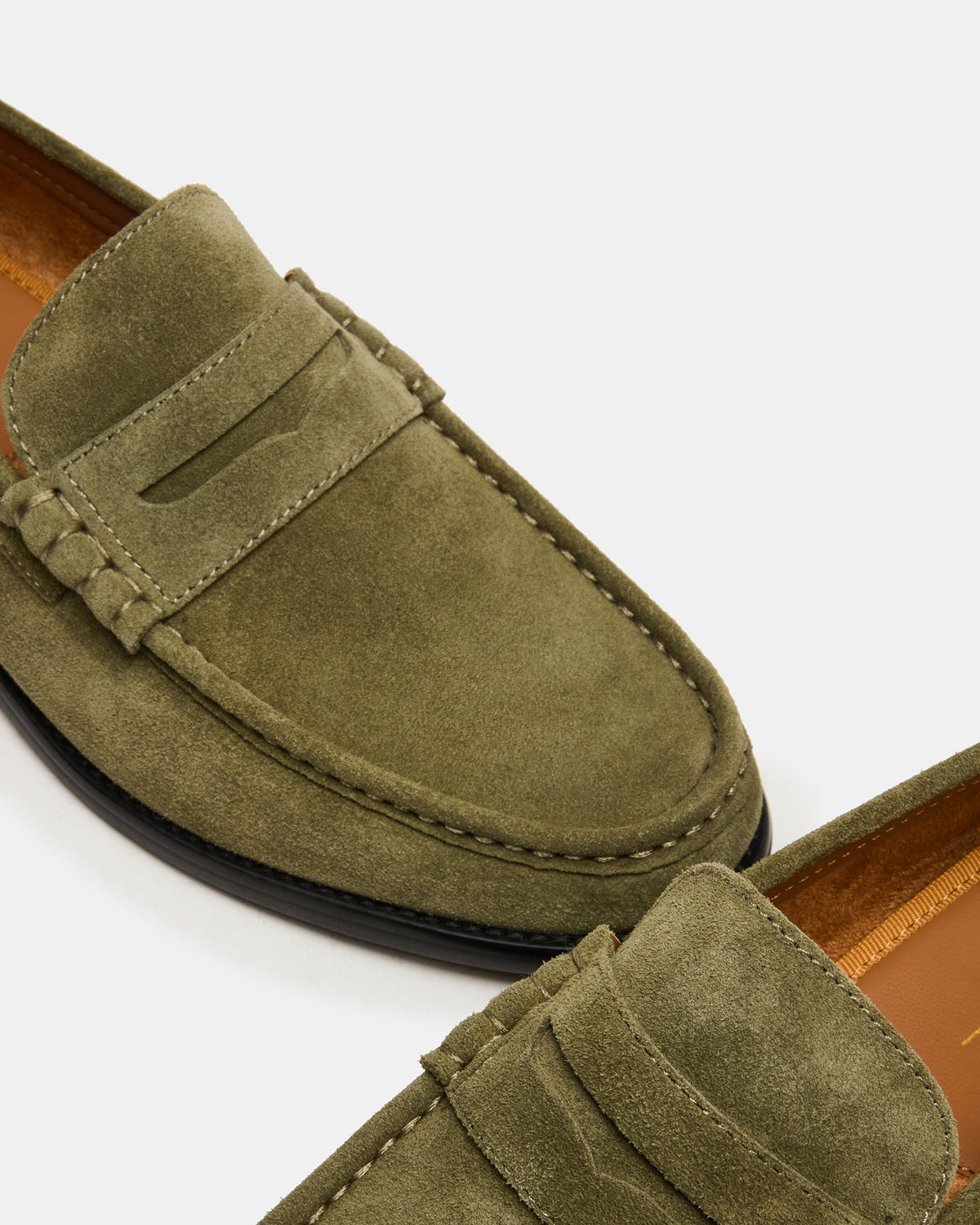HUCKLE Green Suede Slip-On Men's Loafer | Steve Madden
