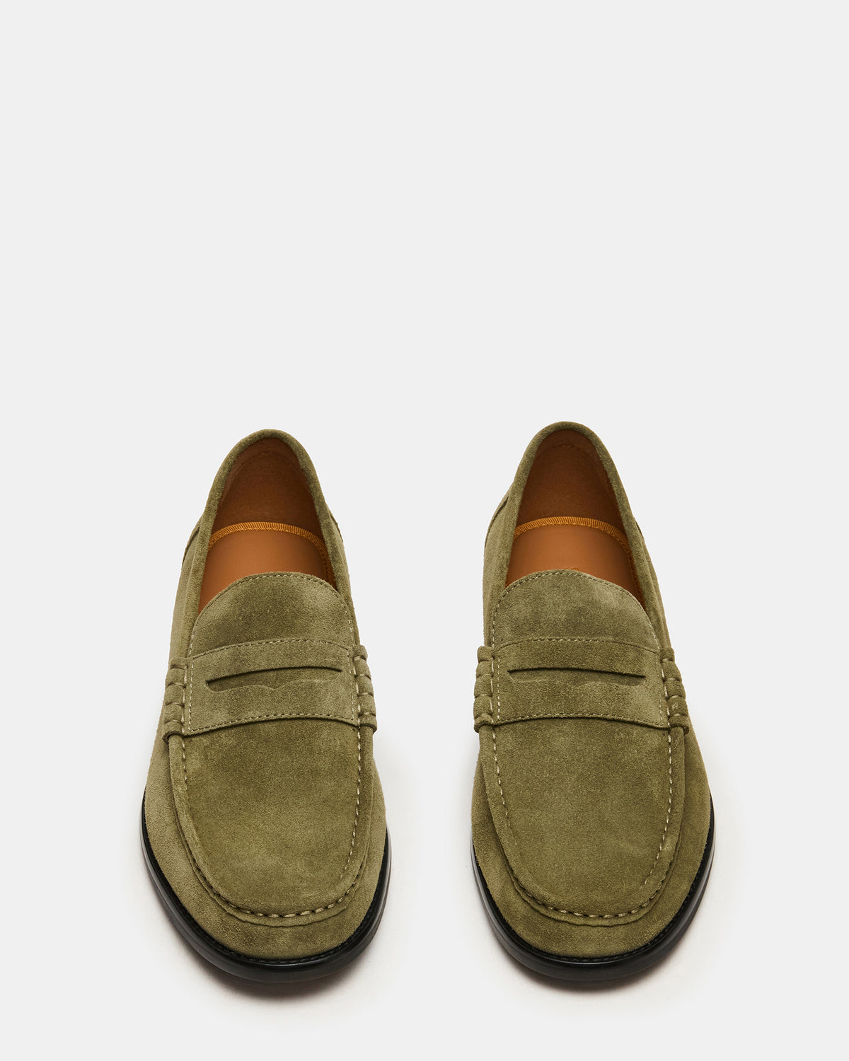 HUCKLE Green Suede Slip-On Men's Loafer | Steve Madden