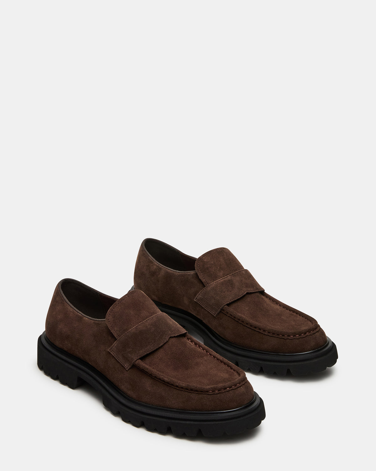 RADKIN Brown Suede Slip-On Dress Men's Loafer | Steve Madden