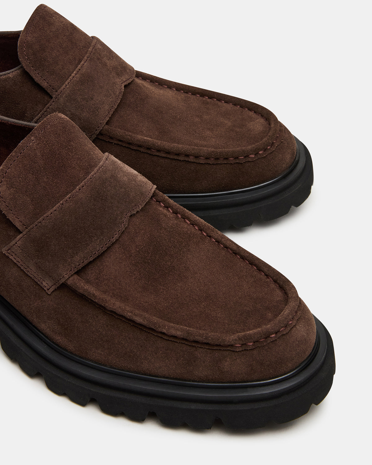 RADKIN Brown Suede Slip-On Dress Men's Loafer | Steve Madden