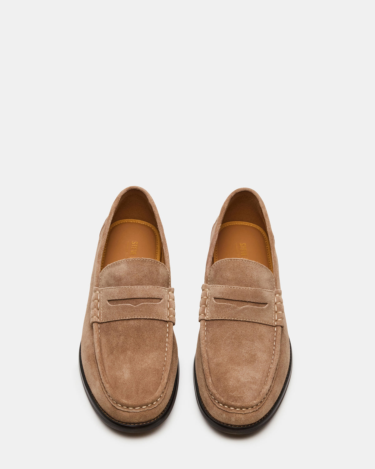 HUCKLE Taupe Suede Slip-On Men's Loafer | Steve Madden