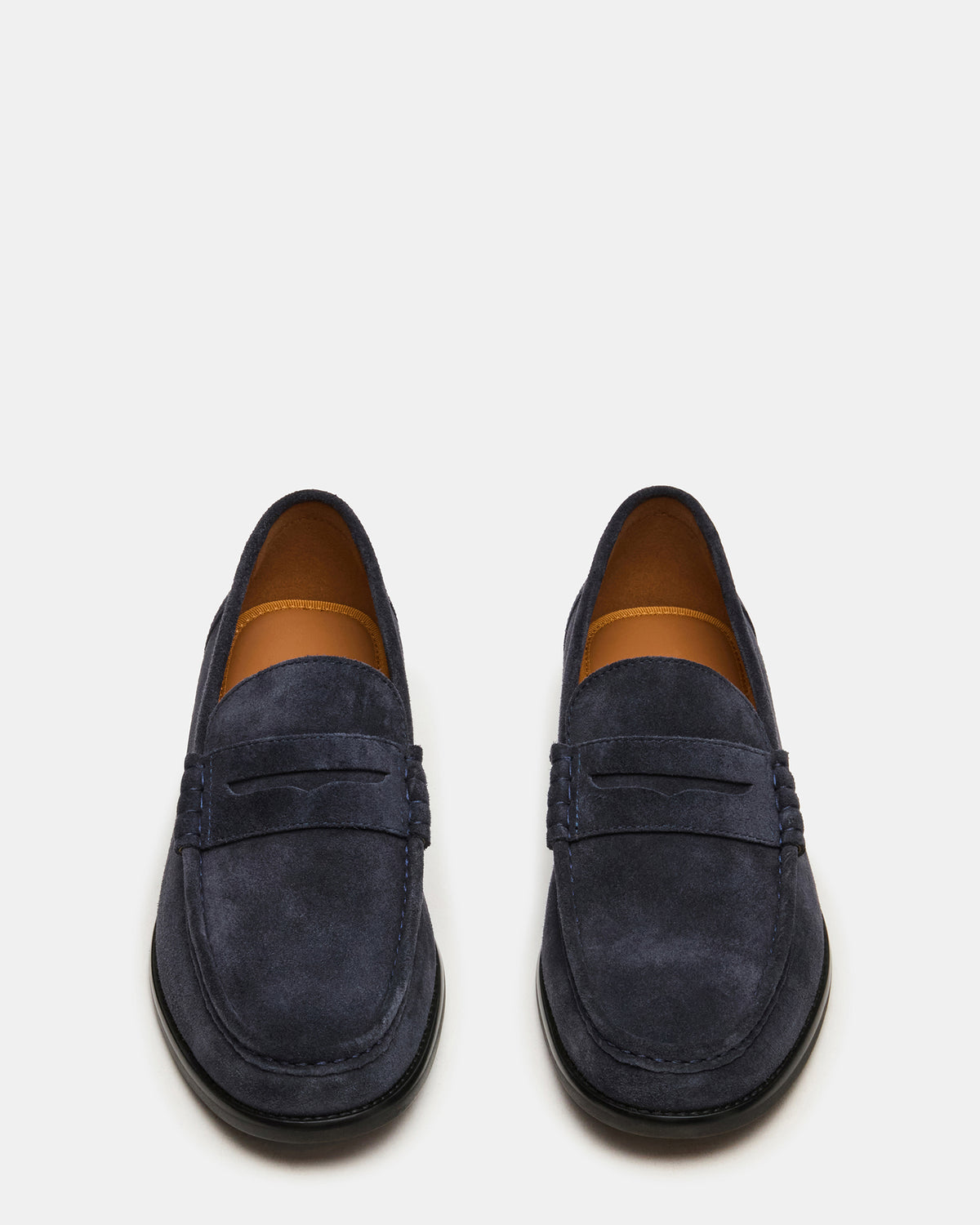 HUCKLE Navy Suede Slip-On Men's Loafer | Steve Madden