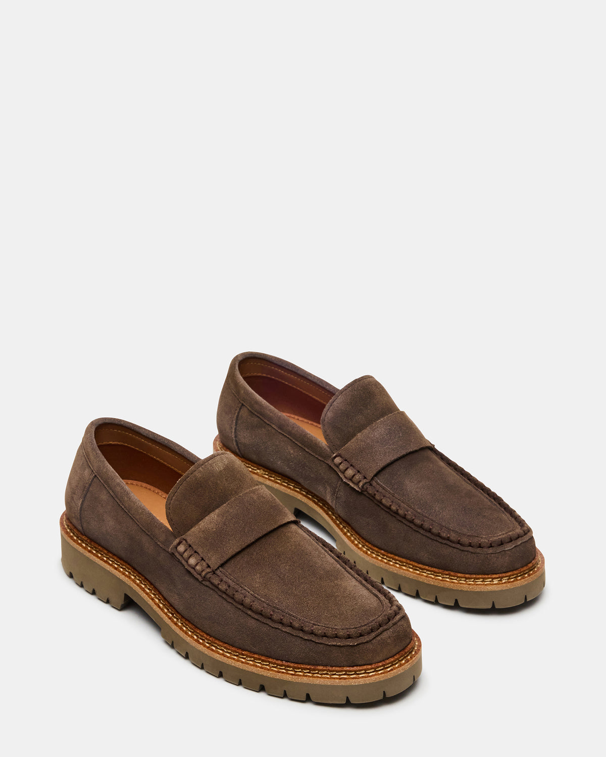 BRODIE Taupe Slip-On Lug Men's Loafer | Steve Madden